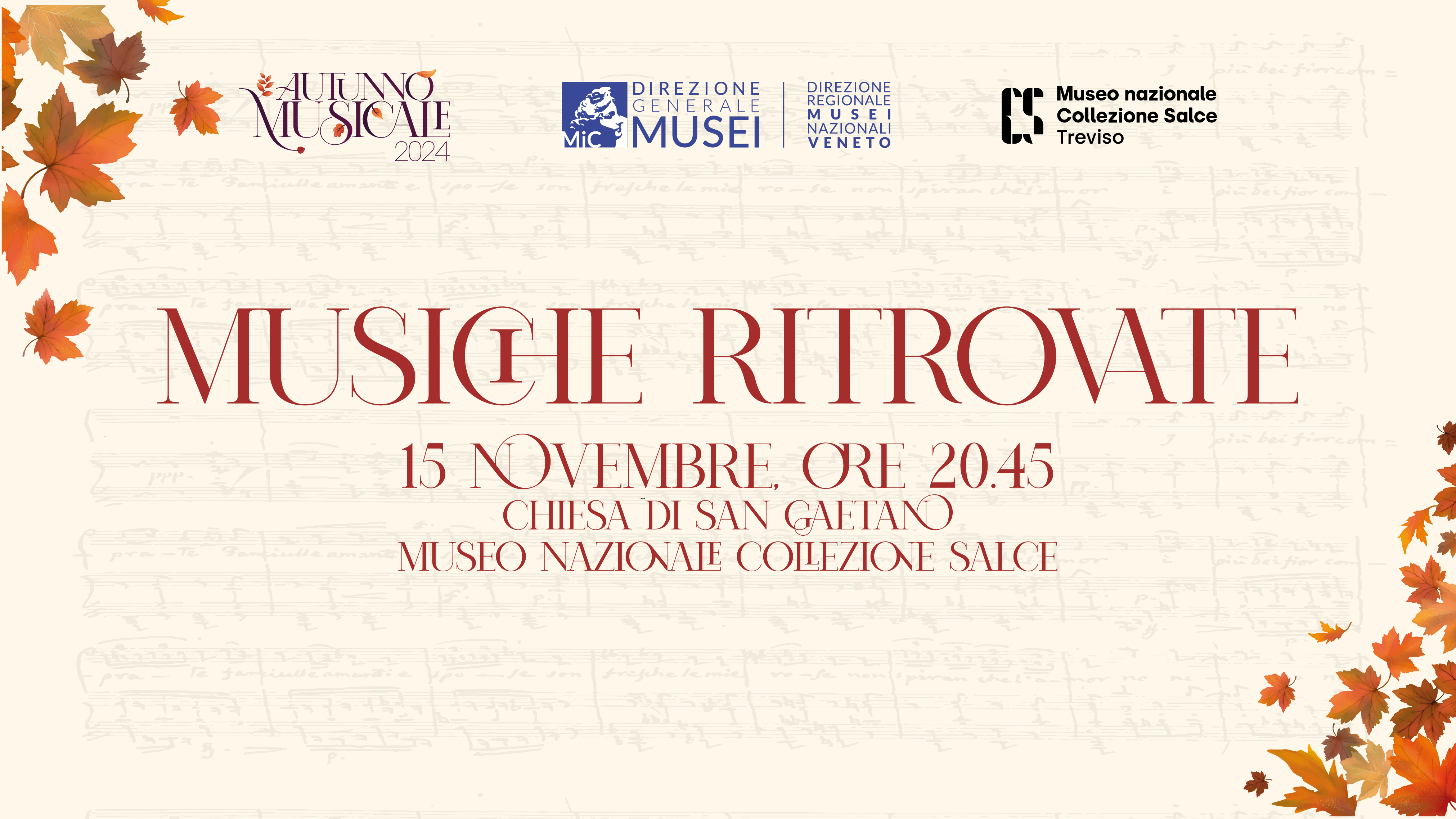 Musiche ritrovate. Esecuzione di inediti codici e manoscritti musicali trevigiane